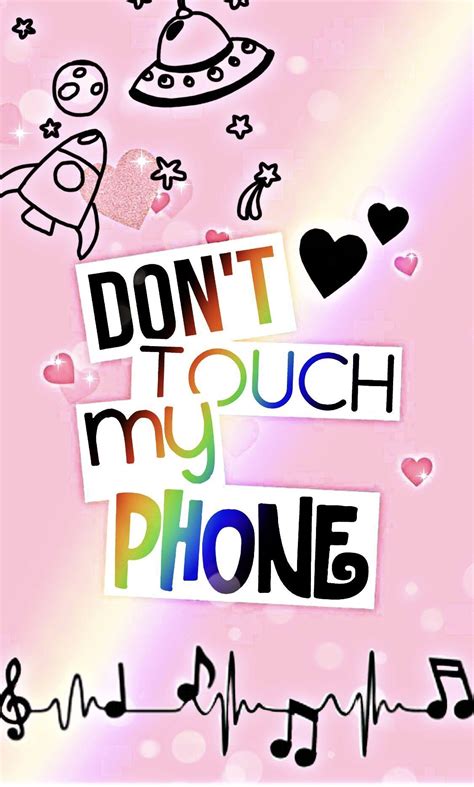 dont touch my phone cute|don't touch my tab wallpaper.